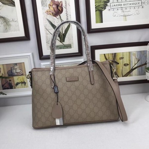 Borsa tote in tela Gucci GG Supreme 353440 Cammello