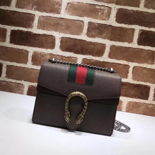 Borsa a tracolla in tela Gucci Mini Dionysus GG 421970 nera