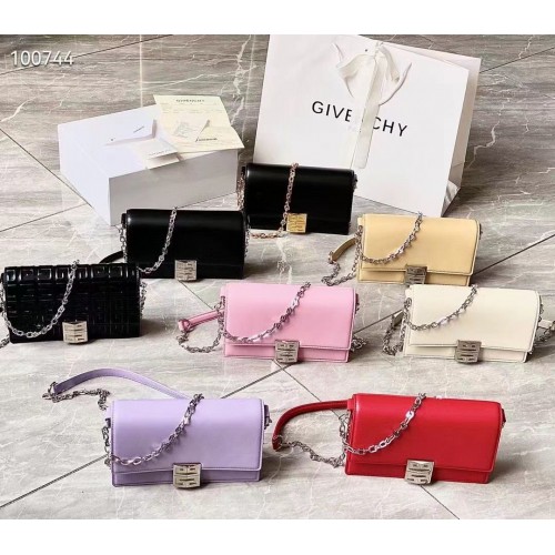 Borsa a tracolla con catena in pelle originale GIVENCHY 1864