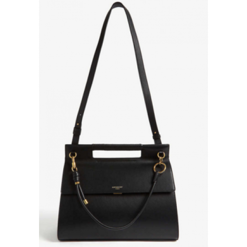 Borsa a spalla GIVENCHY Whip grande in pelle 37101 nera