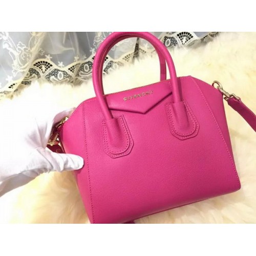 Borsa Antigona Givenchy mini in pelle di capra G1900 rosa