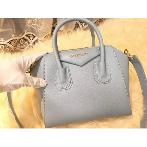 Borsa Antigona Givenchy mini in pelle di capra G1900 SkyBlue