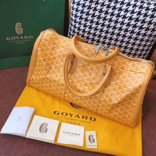 Goyard Canvas Borsone da viaggio 6958 giallo