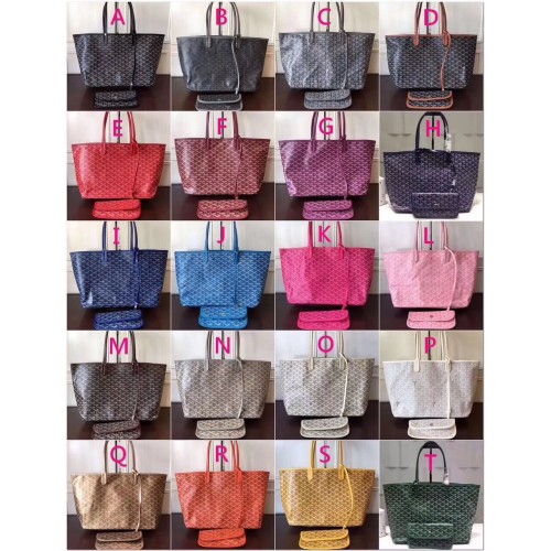 Borsa tote in pelle di vitello Goyard Y Doodling 7902