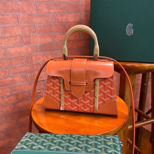Borsa tote Goyard mini saigon 55632 Arancione