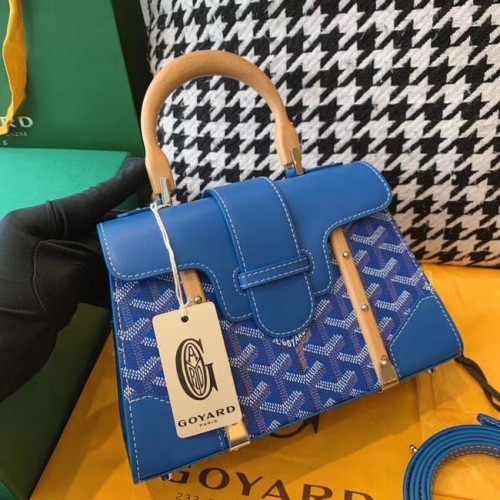 Borsa tote goyard mini saigon 55632 blu