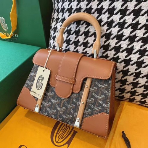 Borsa tote mini saigon Goyard 55632 marrone