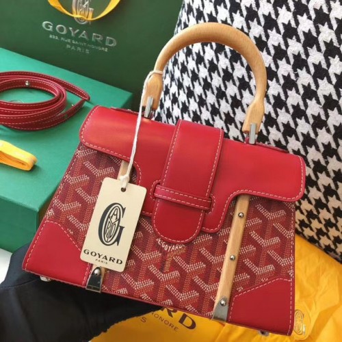 Borsa tote goyard mini saigon 55632 rossa