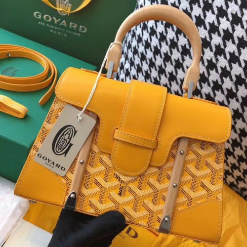 Borsa tote Goyard mini saigon 55632 gialla