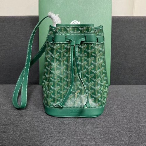 Borsa Goyard petit flot con coulisse G6959 verde