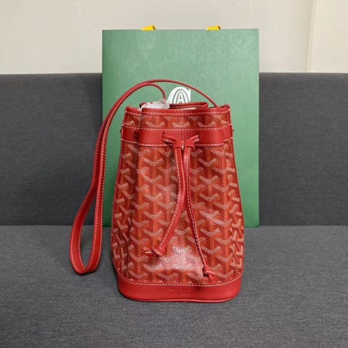 Borsa Goyard petit flot con coulisse G6959 rossa