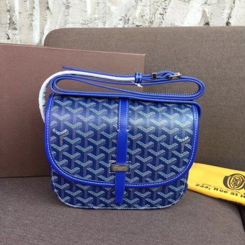 Borsa a tracolla Goyard 36959 blu elettrico