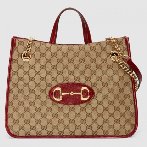 Borsa tote Gucci 1955 Horsebit 621144 rossa