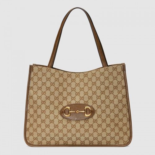 Borsa tote Gucci 1955 Horsebit 623694 Marrone