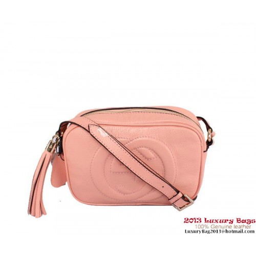 Gucci 308364 Soho Disco Bag in pelle di vitello rosa