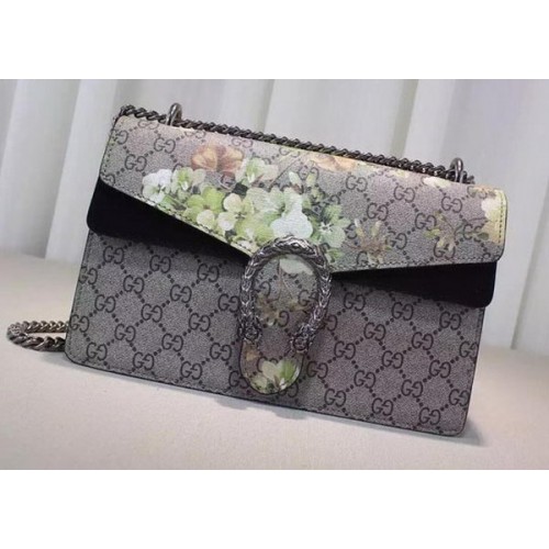 Gucci 400249 Borsa a tracolla in tela nera Dionysus GG Supreme