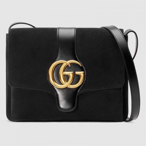 Borsa a tracolla media Gucci Arli 550126 nera