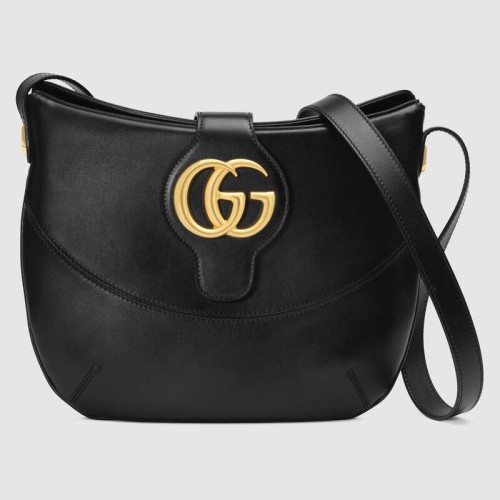 Borsa a tracolla media Gucci Arli 568857 Nera