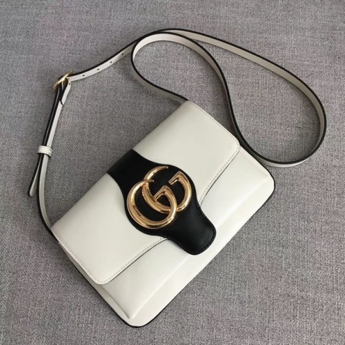 Borsa a spalla piccola Gucci Arli 550129 Bianco&nera