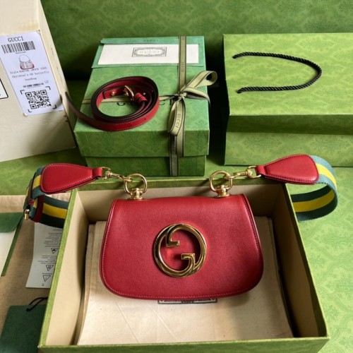 Borsa mini Gucci Blondie 698643 Bordeaux