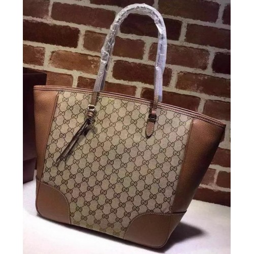 Gucci Bree Original GG Canvas Tote Bag 323671 Albicocca