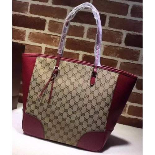 Gucci Bree Original GG Canvas Tote Bag 323671 Borgogna