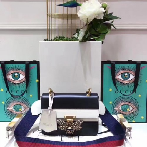 Borsa mini in pelle Gucci Broadway 476542 nera