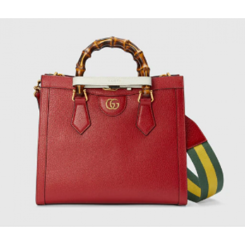 Borsa tote piccola Gucci Diana 702721 Rossa