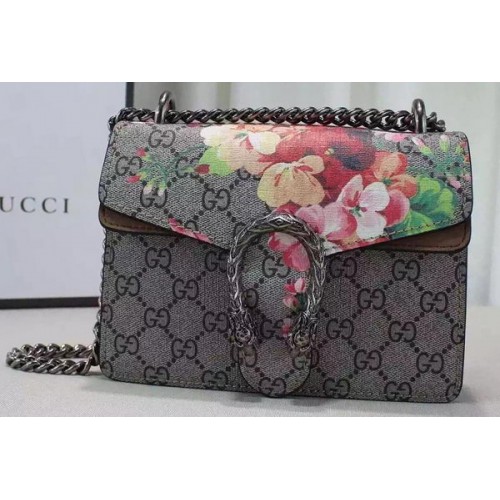 Borsa a tracolla mini Gucci Dionysus Blooms 421970 Albicocca