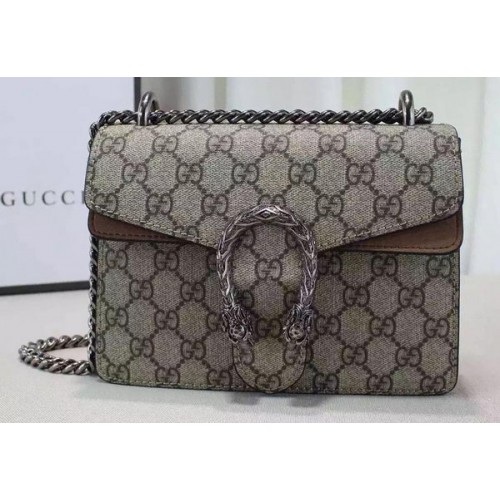 Borsa a tracolla Gucci Dionysus GG Supreme 421970 Albicocca
