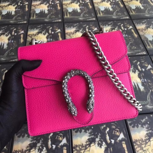 Borsa mini Gucci Dionysus GG Supreme 421970 rosa