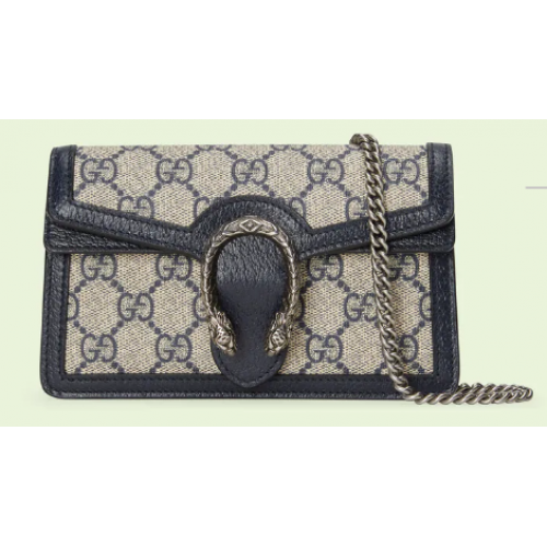 Borsa Gucci Dionysus GG super mini 476432 Blu