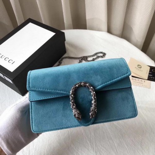 Borsa Gucci Dionysus Velvet Super mini 476432 Verde
