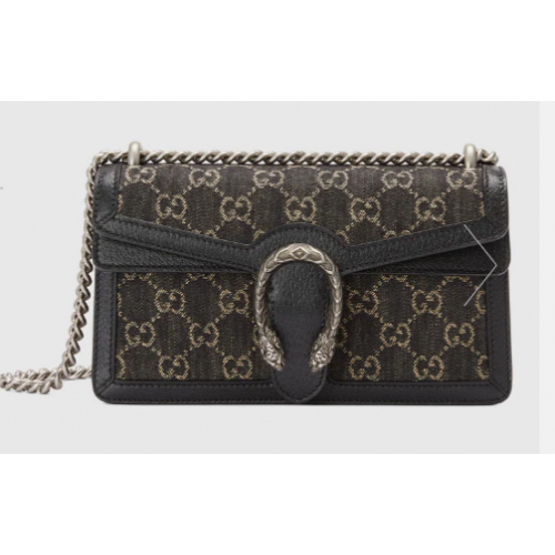 Borsa a tracolla Gucci Dionysus piccola GG 499623 Nera