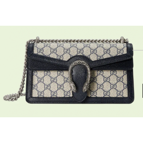 Borsa a spalla Gucci Dionysus piccola GG 499623 blu