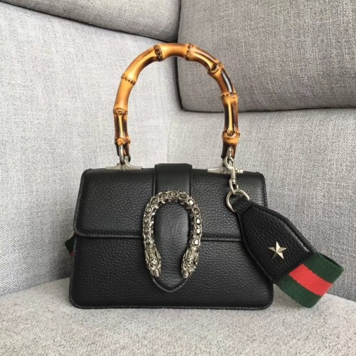 Borsa a mano piccola Gucci Dionysus 523367 nera