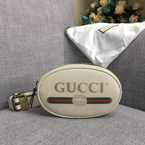 Marsupio in pelle di vitello GG Gucci 476434 bianco