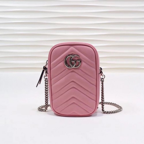 Borsa Mini Gucci GG Marmont 575188 Rosa