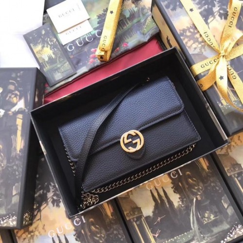 Borsa a tracolla Gucci GG Marmont 510314 nera