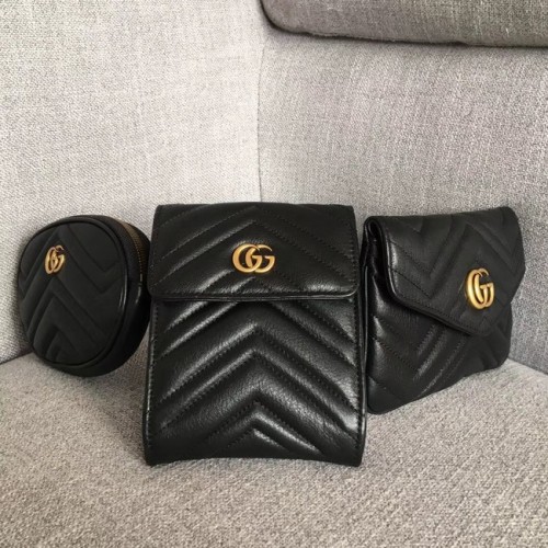 Marsupio Gucci GG Marmont matelasse 524597 nero
