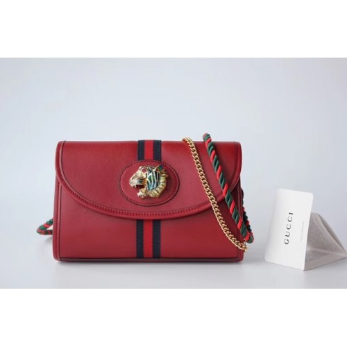 Borsa a tracolla piccola Gucci GG Marmont 570145 rossa