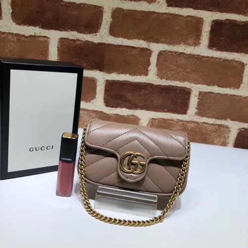 Gucci GG Marmont super Pochette 575161 Nude
