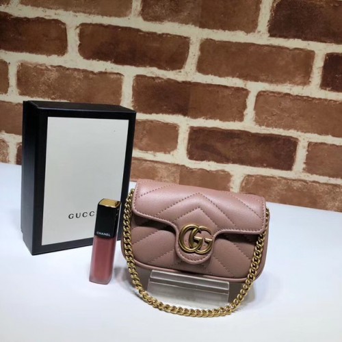 Gucci GG Marmont super Pochette 575161 rosa
