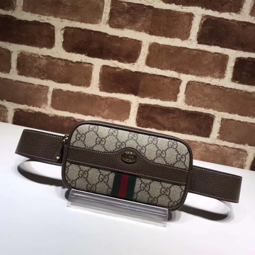 Marsupio in pelle Gucci GG Original GG 519308 marrone