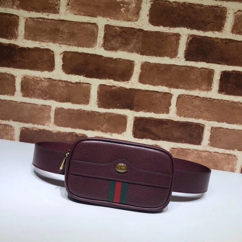 Marsupio Gucci GG Original in pelle 519308 Borgogna