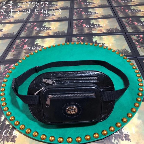 Marsupio Gucci GG Original in pelle 575857 nero