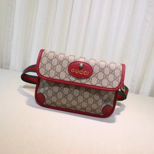 Marsupio Gucci GG Supreme 493930 Rosso