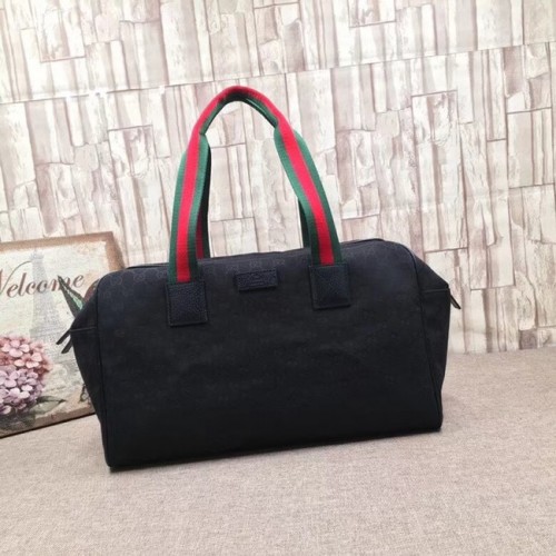 Borsa da viaggio in tela Gucci GG Supreme 146310 nera