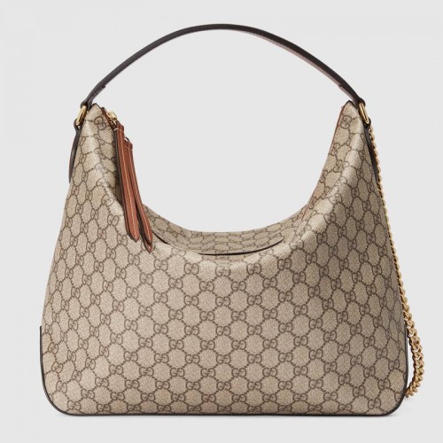 Hobo grande Gucci GG Supreme 477324 marrone