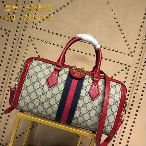 Borsa tote Gucci GG in tela ophidia di alta qualità 524532 rossa